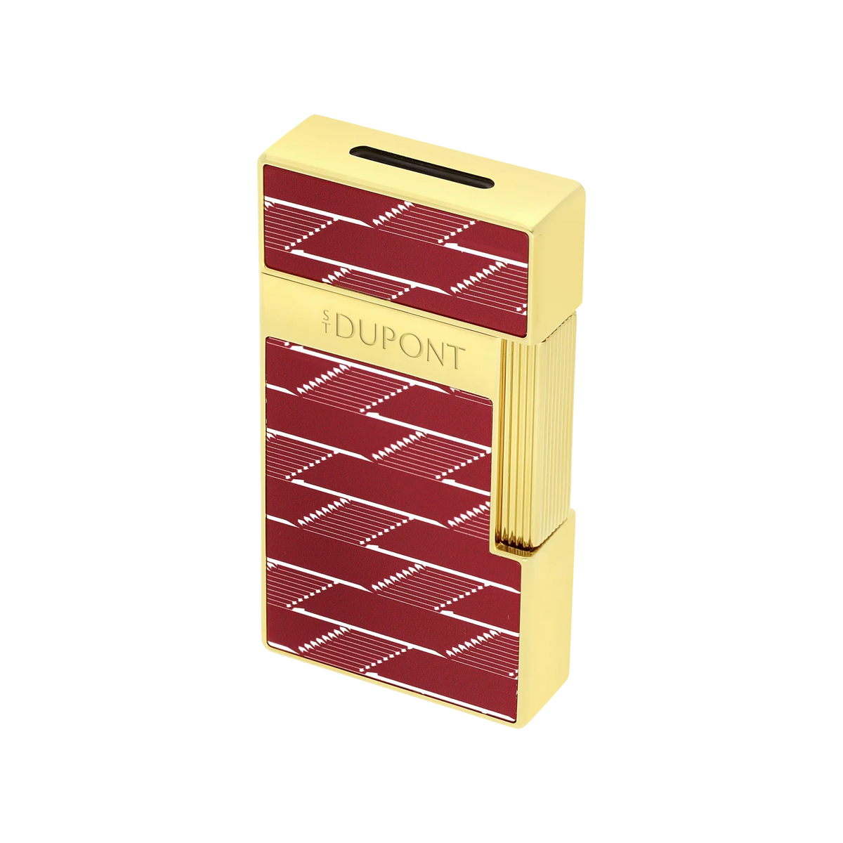 S.T. DUPONT Biggy Monogram 1872 Burgundy Lacquered Lighter/Briquet 025078B