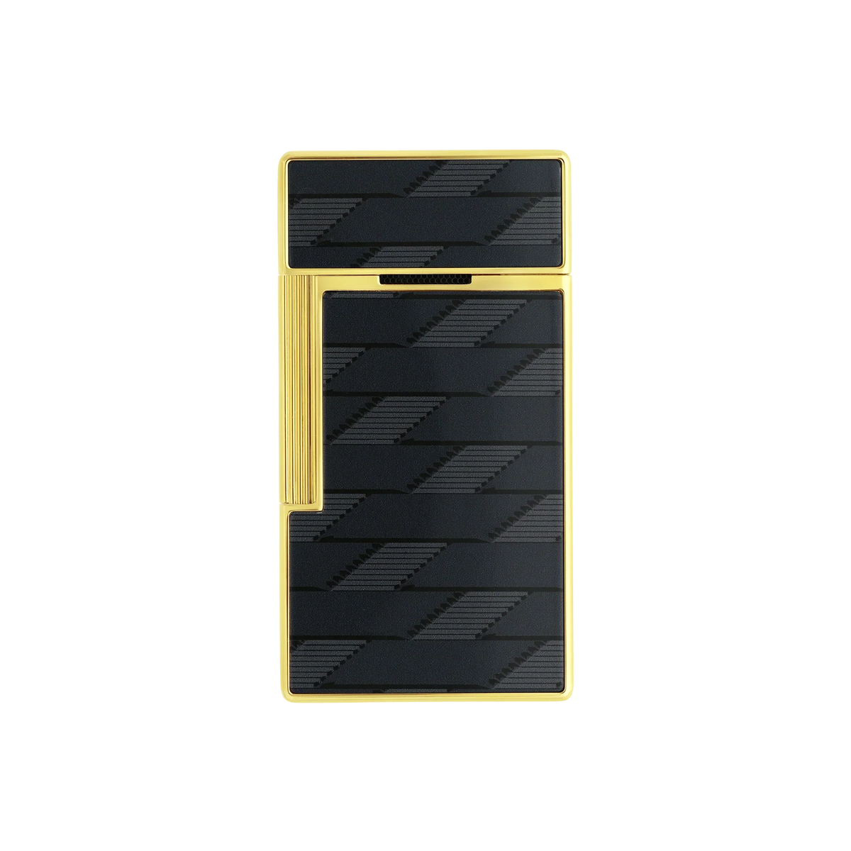 S.T. DUPONT Biggy Monogram 1872 Black Lacquered Lighter/Briquet 025079