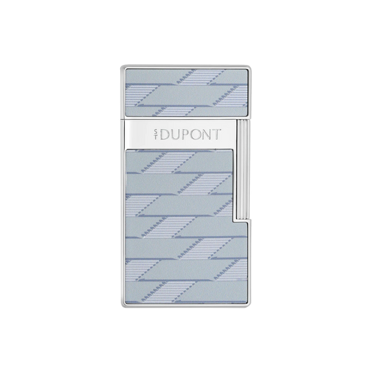 S.T. DUPONT Biggy Monogram 1872 Grey Lacquered Lighter/Briquet 025080