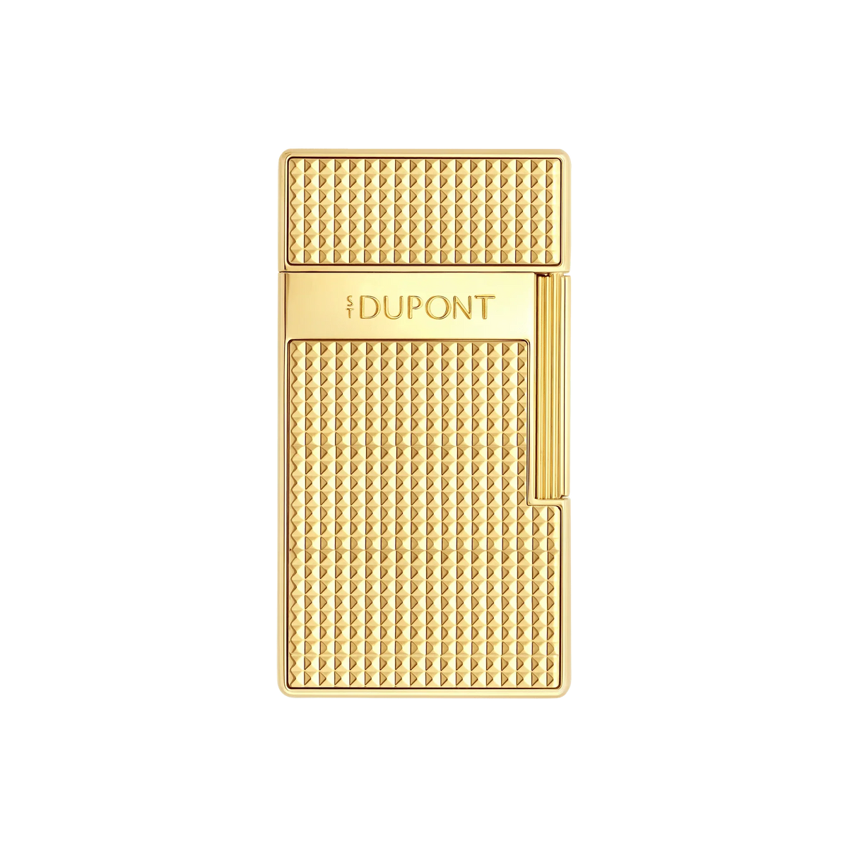 S.T. DUPONT Biggy Diamond Head Gold Lighter/Briquet 025209