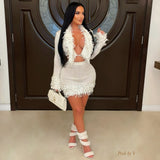 Load image into Gallery viewer, Cavi knit skirt set (Ivory)