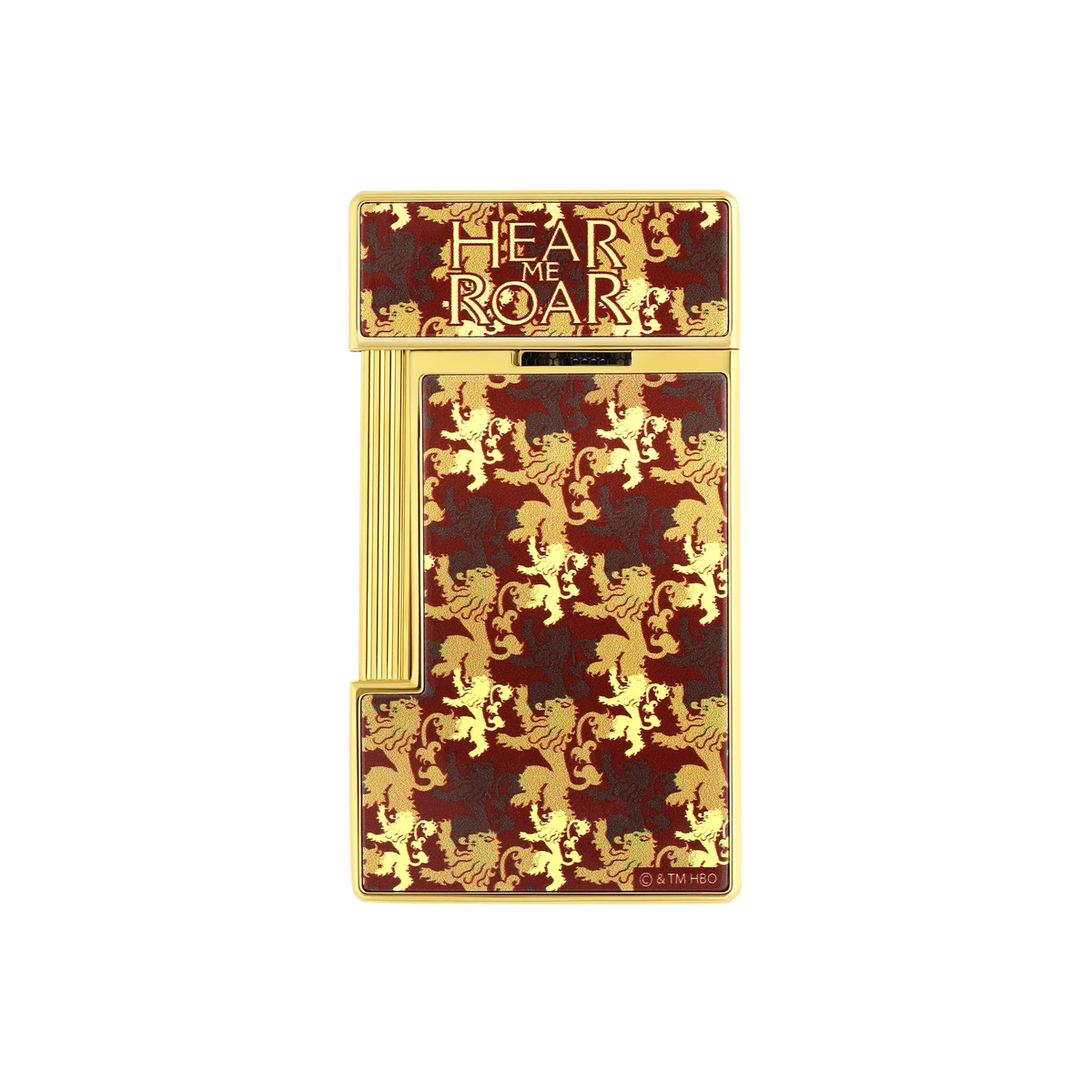 S.T. DUPONT Slimmy Lacquered Game of Thrones Burgundy Lighter/Briquet 028111