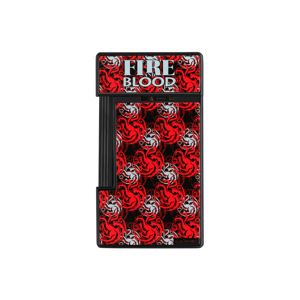 S.T. DUPONT Slimmy Lacquered Game of Thrones Light Black Lighter/Briquet 028112