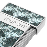 Load image into Gallery viewer, S.T. DUPONT Slimmy Lacquered Game of Thrones Light Grey Lighter/Briquet 028113
