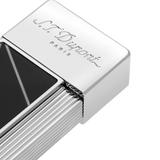 Load image into Gallery viewer, S.T. DUPONT Twiggy Chrome Fire X Black Lighter/Briquet 030070
