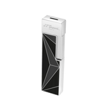 Load image into Gallery viewer, S.T. DUPONT Twiggy Chrome Fire X Black Lighter/Briquet 030070