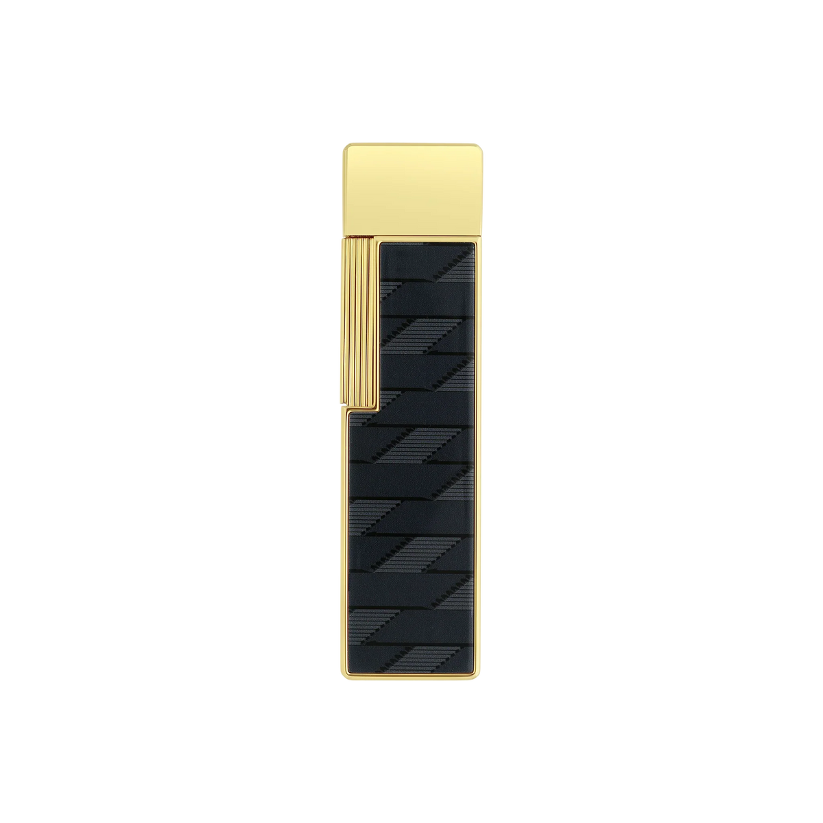 S.T. DUPONT Twiggy Monogram 1872 Black Lacquered Lighter/Briquet 030079