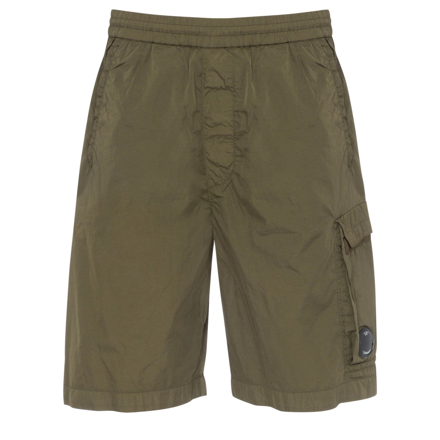 Cp Company 041A Chrome Lens Cargo Shorts In Ivy Green