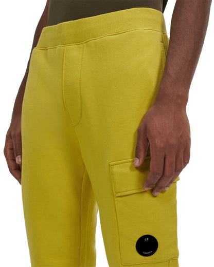 Cp Company Diagonal Raised Lens Joggers in Golden Nugget