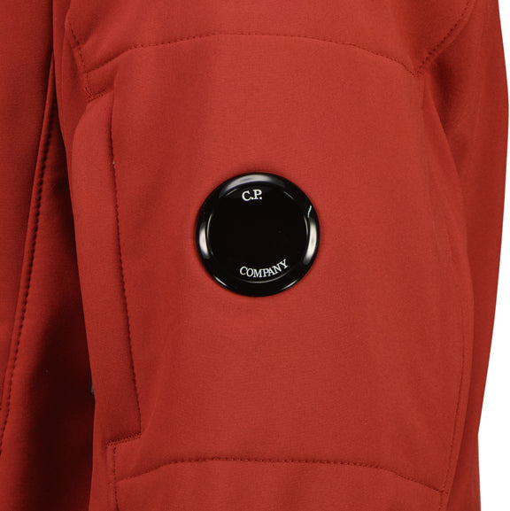 Cp Company Shell-R A/W Lens Jacket In Red