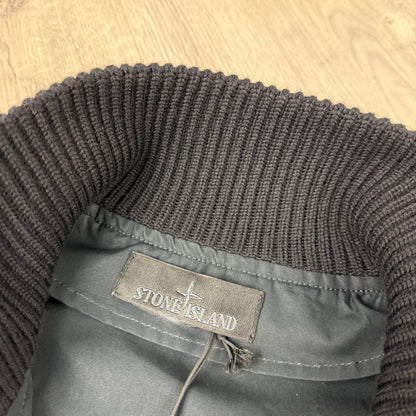 Stone Island Ghost Hybrid Knit Jacket - Black