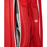 Load image into Gallery viewer, Wilson Super Tour Red 9 Pack Tennis Bag 2025