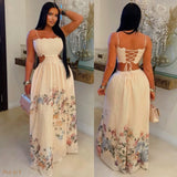 Load image into Gallery viewer, Enchanted maxi dress (Cream multi)