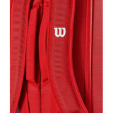 Load image into Gallery viewer, Wilson Super Tour Red 6 Pack Tennis Bag 2025
