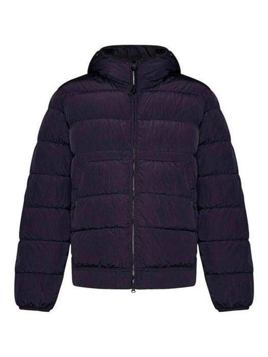 Cp Company Chrome-R Goggle Down Jacket In Nightshade
