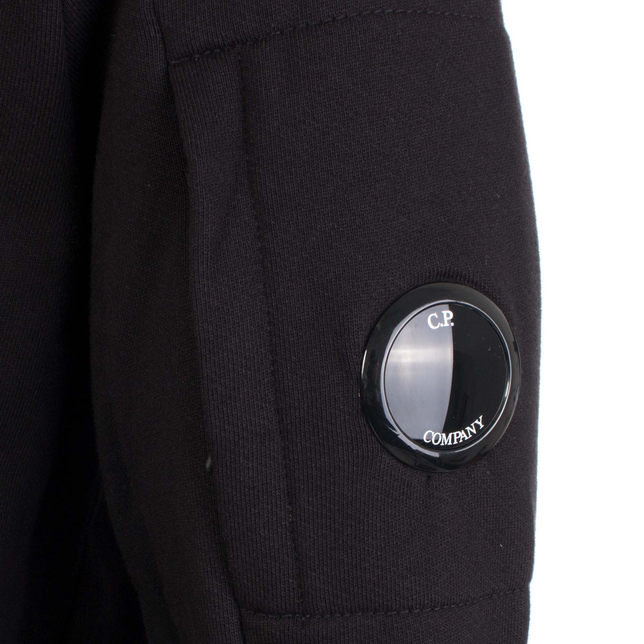Cp Company 023A Diagonal Raised Lens Sweatshirt In Black