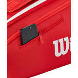 Load image into Gallery viewer, Wilson Super Tour Red 9 Pack Tennis Bag 2025