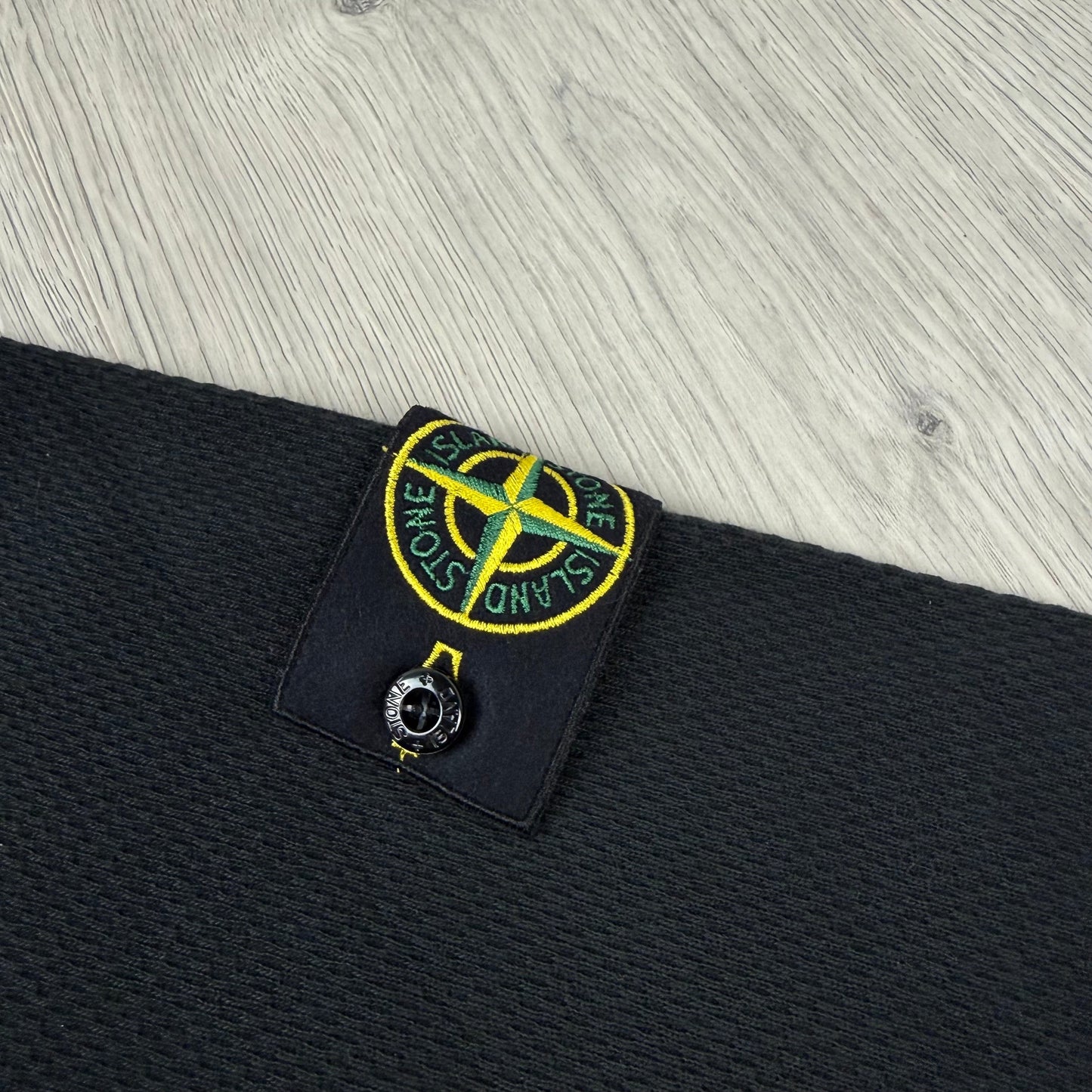 Stone Island Mesh Stitch Sweatshirt - Black