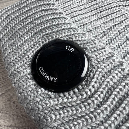 CP Company Lens Beanie - Moon Melange