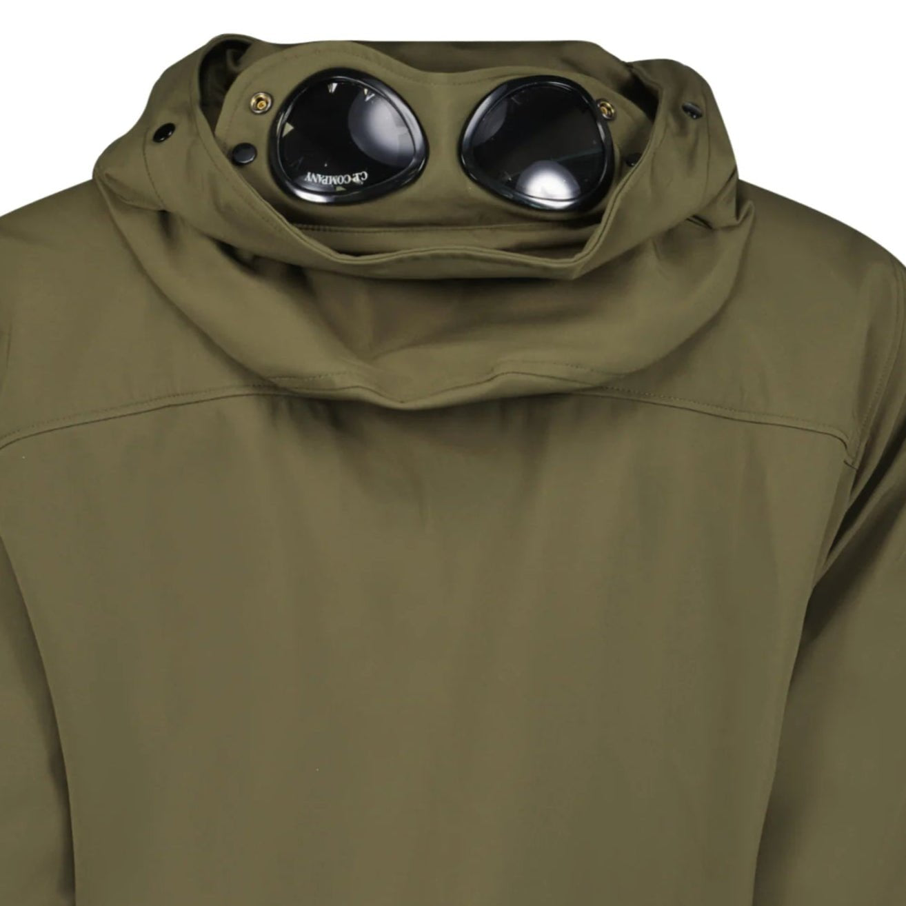 Cp Company 001A Shell-R Goggle Jacket In Ivy Green