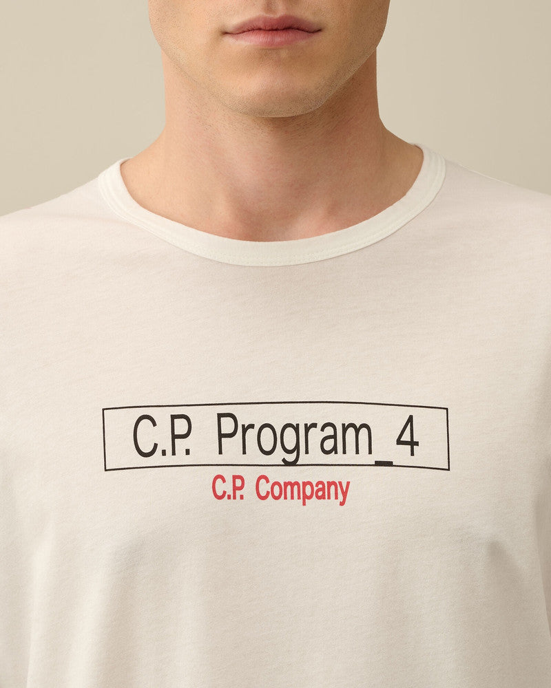 Cp Company 307A T-Shirt In White