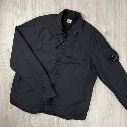 CP Company 'Taylon L' Zip Overshirt - Black