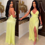 Load image into Gallery viewer, Chai resort maxi dress (Lime)