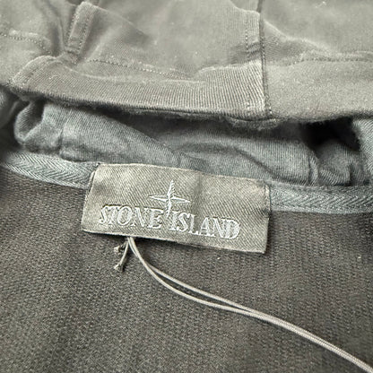 Stone Island Ghost Zip Hoodie - Black