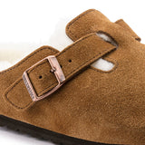 Load image into Gallery viewer, Unisex Boston Shearling Suede Leather Mink Medium/Narrow