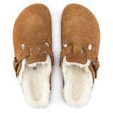 Load image into Gallery viewer, Unisex Boston Shearling Suede Leather Mink Medium/Narrow