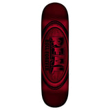 Load image into Gallery viewer, Real Skateboard Deck Basalt DBX Oval 8.38" x 32.25" Red Foil
