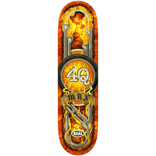 Real Skateboard Deck Max Schaaf 4Q Cathedral 8.5" x 31.85"
