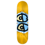 Load image into Gallery viewer, Krooked Skateboard Deck Basalt DBX Eyes 8.38" x 32.25" Gold