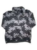Load image into Gallery viewer, Tribal Print Half Zip Fleece Pullover