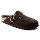 Load image into Gallery viewer, Unisex Boston Shearling Suede Leather Mocha Regular/Wide