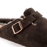 Load image into Gallery viewer, Unisex Boston Shearling Suede Leather Mocha Regular/Wide