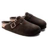 Load image into Gallery viewer, Unisex Boston Shearling Suede Leather Mocha Regular/Wide