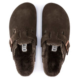 Load image into Gallery viewer, Unisex Boston Shearling Suede Leather Mocha Regular/Wide