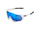Load image into Gallery viewer, 100% Speedtrap HiPER Lens White/Blue Eyewear