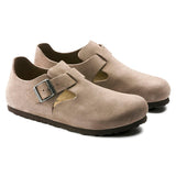 Load image into Gallery viewer, Unisex London Suede Leather Taupe Regular/Wide