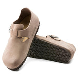 Load image into Gallery viewer, Unisex London Suede Leather Taupe Regular/Wide