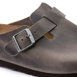 Load image into Gallery viewer, Unisex Boston Soft Footbed Oiled Leather  Iron Medium/Narrow