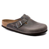 Load image into Gallery viewer, Unisex Boston Soft Footbed Oiled Leather  Iron Medium/Narrow