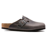 Load image into Gallery viewer, Unisex Boston Soft Footbed Oiled Leather  Iron Medium/Narrow