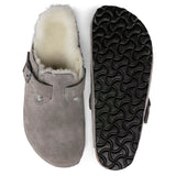 Load image into Gallery viewer, Unisex Boston Shearling Suede Leather Stone Coin Medium/Narrow