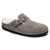 Load image into Gallery viewer, Unisex Boston Shearling Suede Leather Stone Coin Medium/Narrow