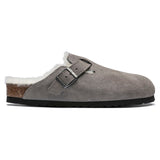 Load image into Gallery viewer, Unisex Boston Shearling Suede Leather Stone Coin Medium/Narrow