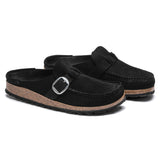 Load image into Gallery viewer, Women's Buckley Suede Leather Black Medium/Narrow