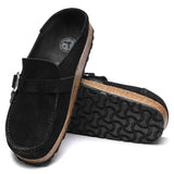 Load image into Gallery viewer, Women's Buckley Suede Leather Black Medium/Narrow