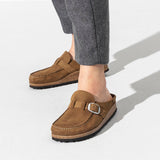 Load image into Gallery viewer, Women's Buckley Suede Leather Tea Medium/Narrow